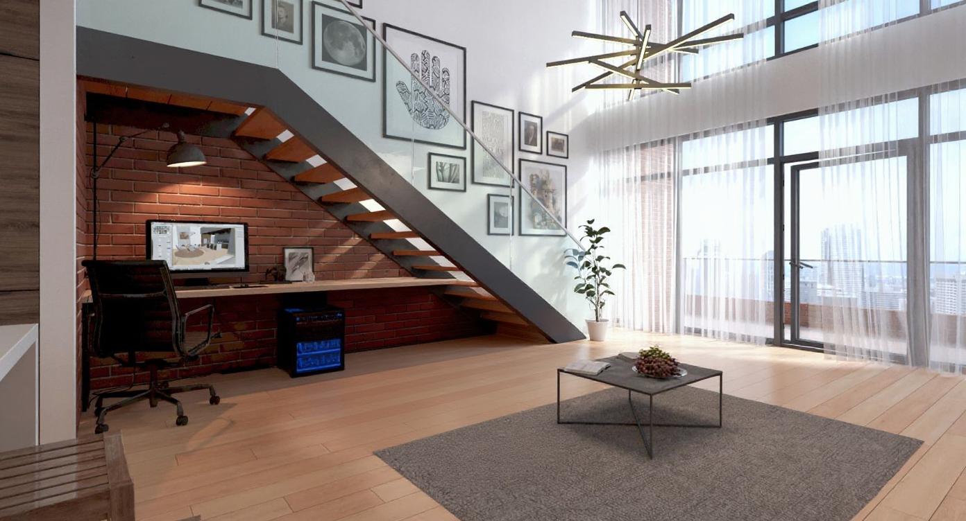 Visualisation of modern living room IN004CA201
