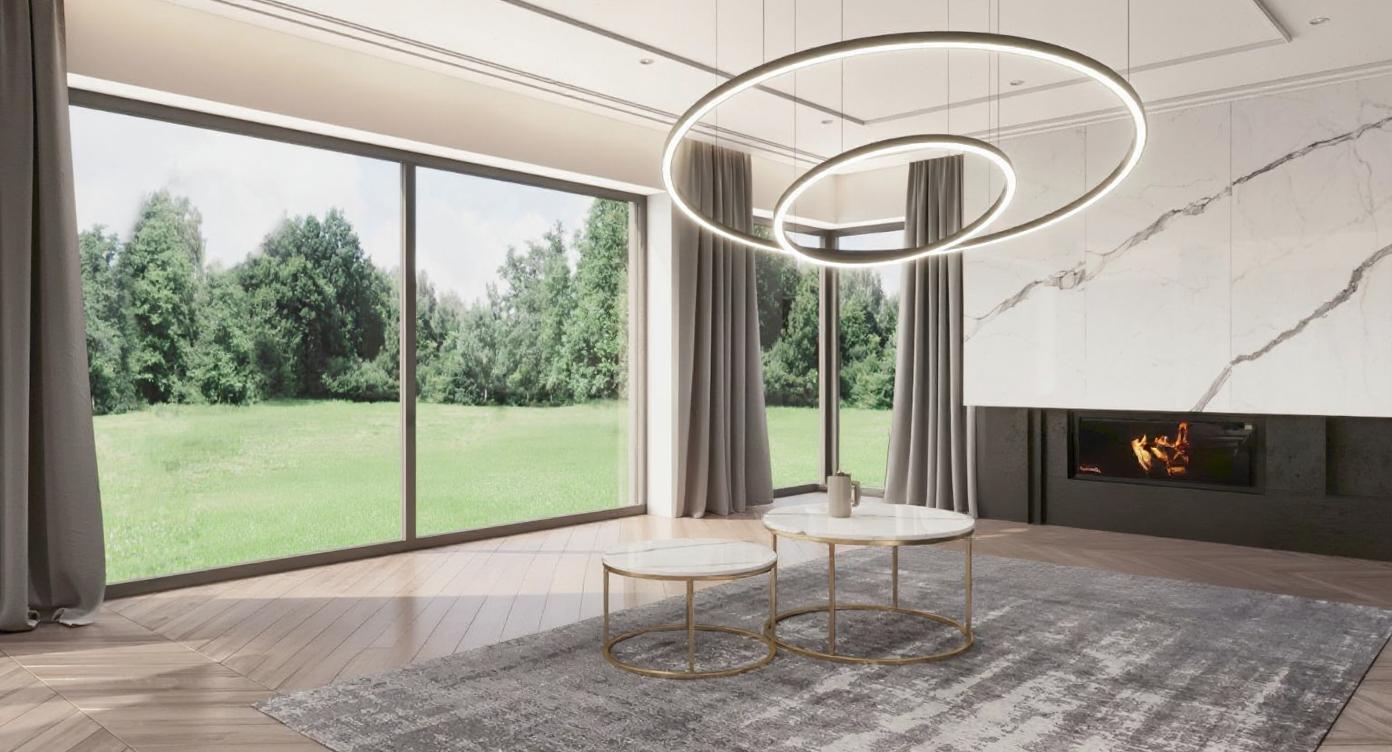 Visualisation of modern living room IN005CA001