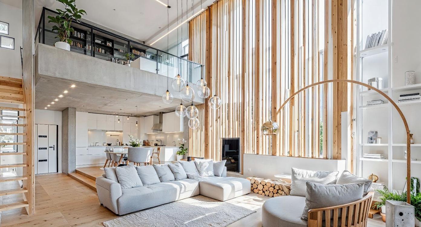 Visualisation of scandinavian living room IN001CA202