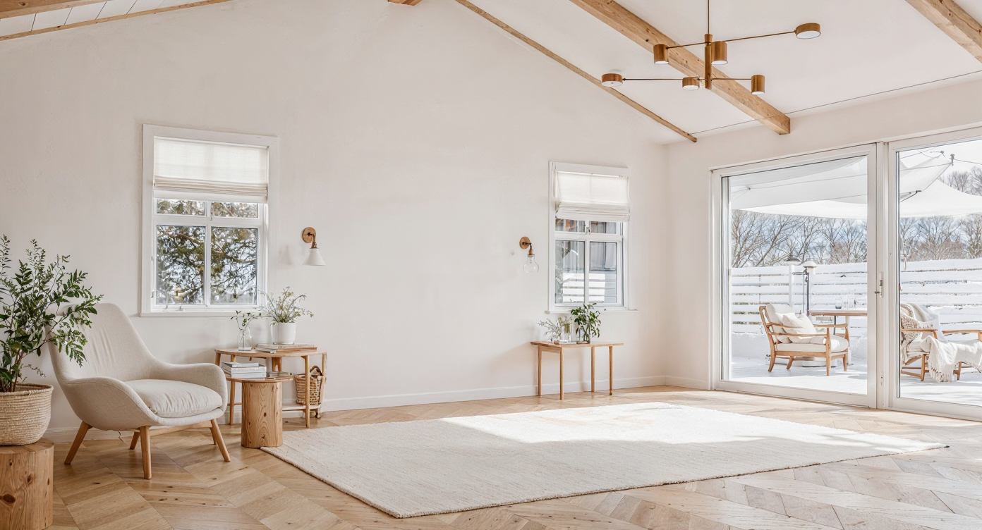 Visualisation of scandinavian bedroom SY0302