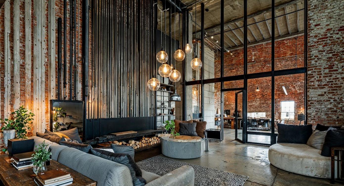 Visualisation of loft living room IN001CA103