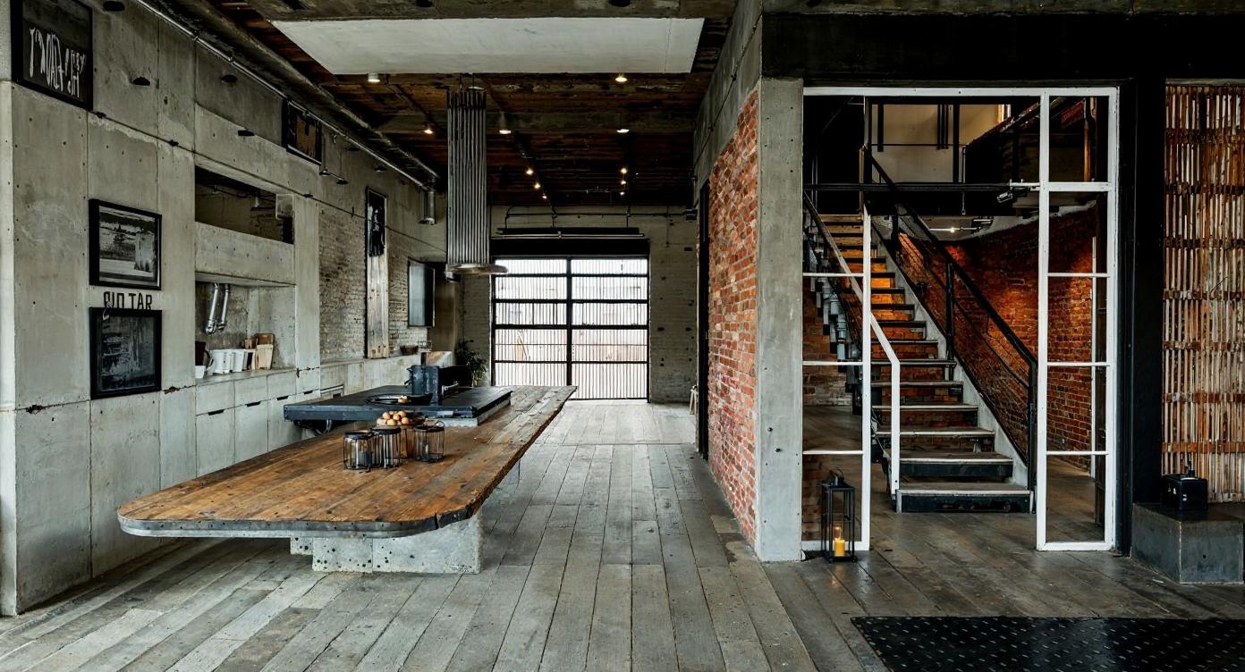 Visualisation of loft kitchen IN002CA103