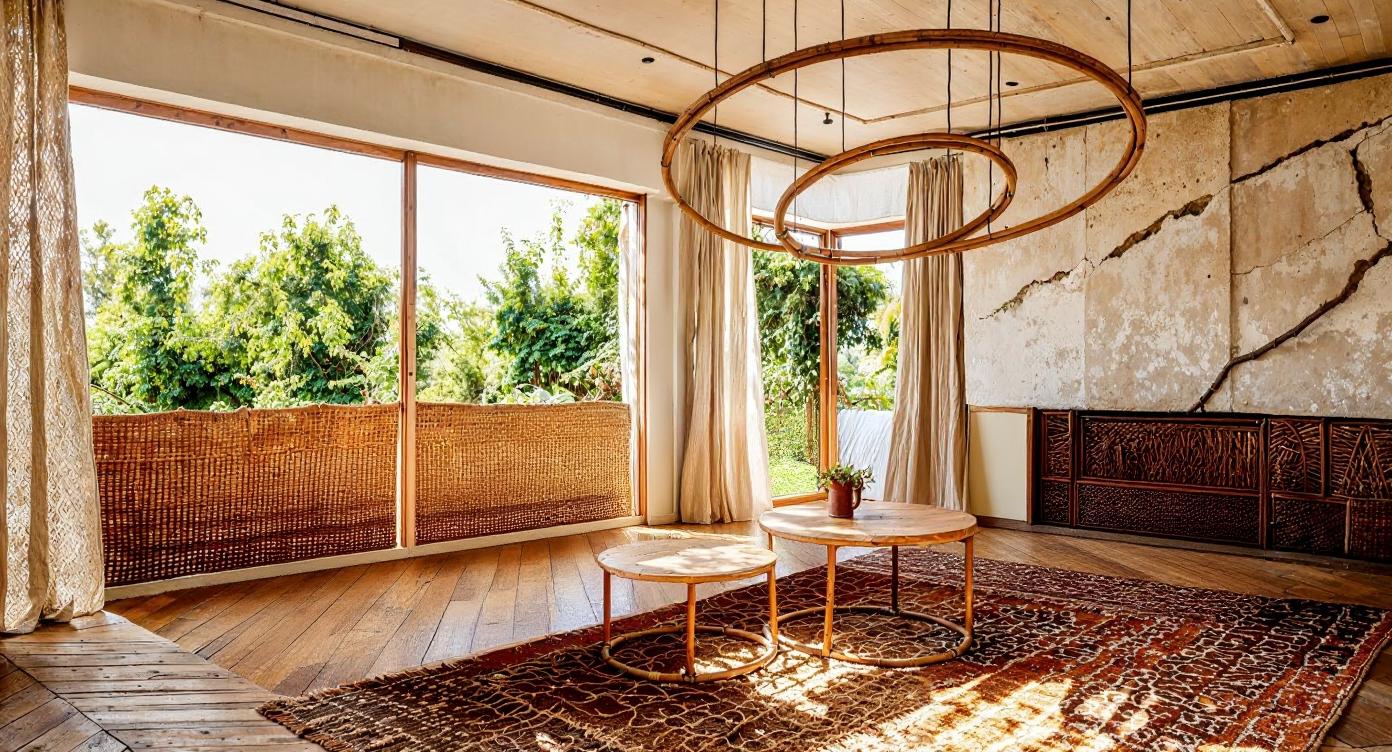 Visualisation of boho living room IN005CA005