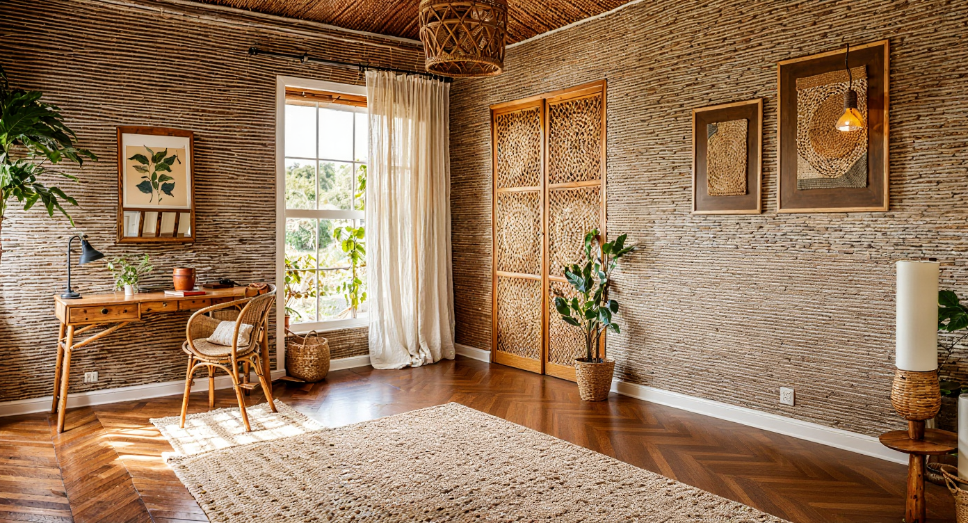 Visualisation of boho bedroom SY0205