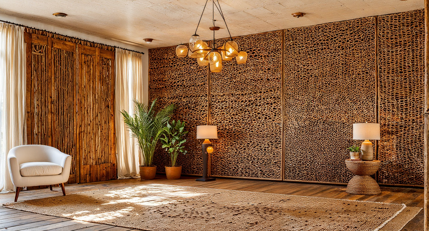 Visualisation of boho bedroom SY0505