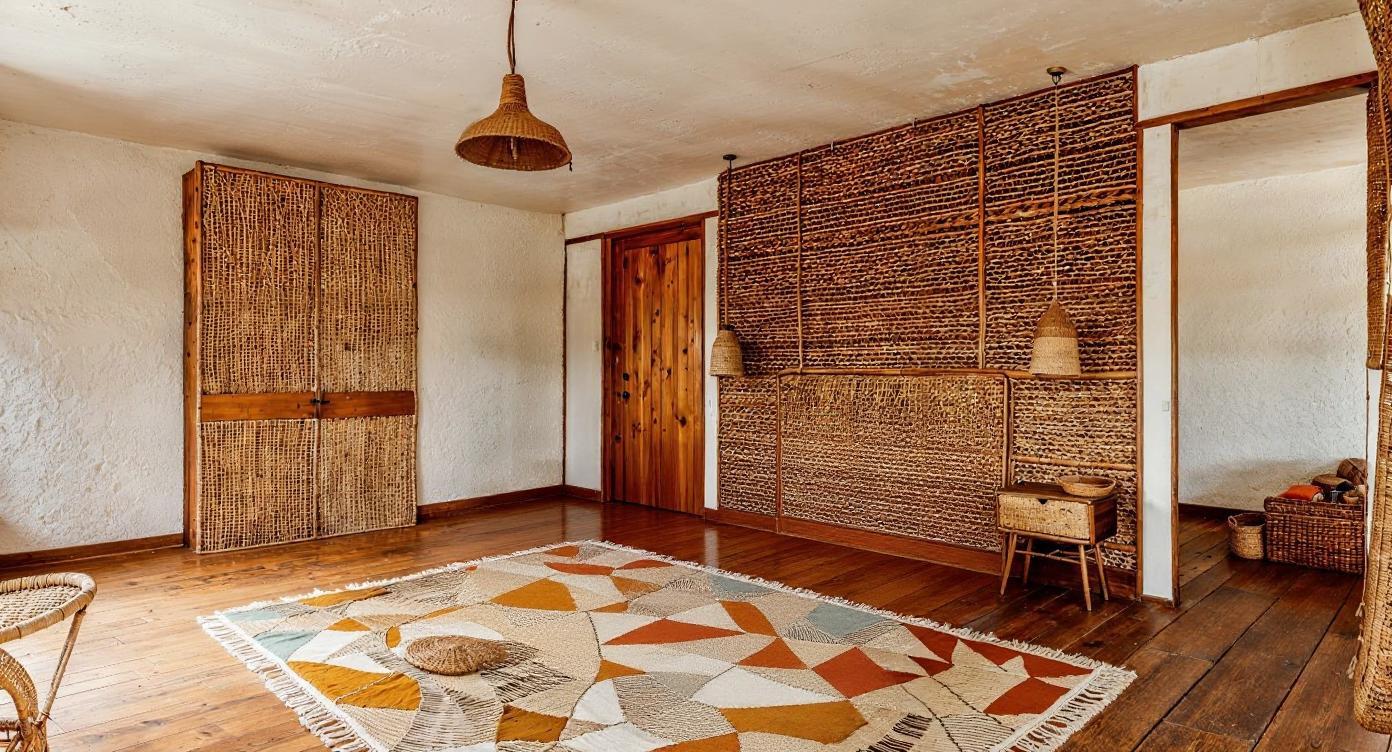 Visualisation of boho bedroom SY1005