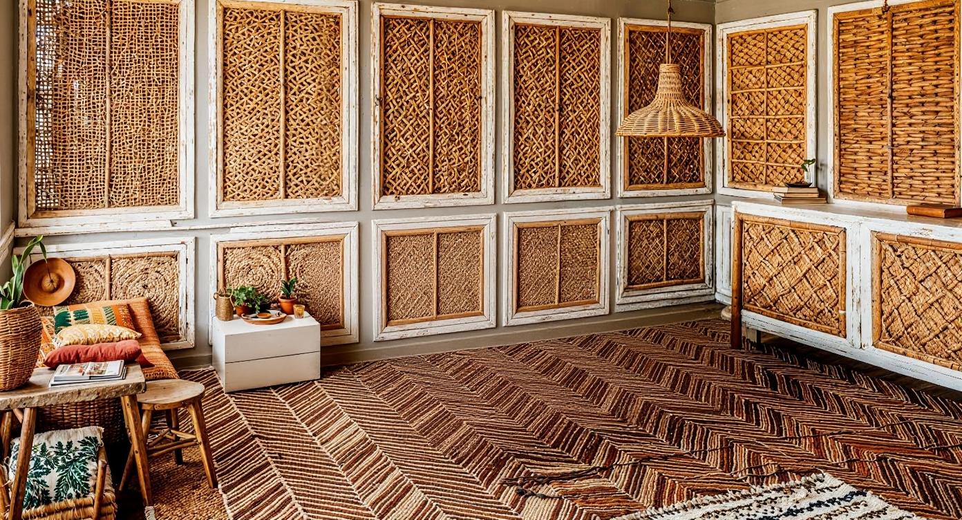 Visualisation of boho bedroom SY1705