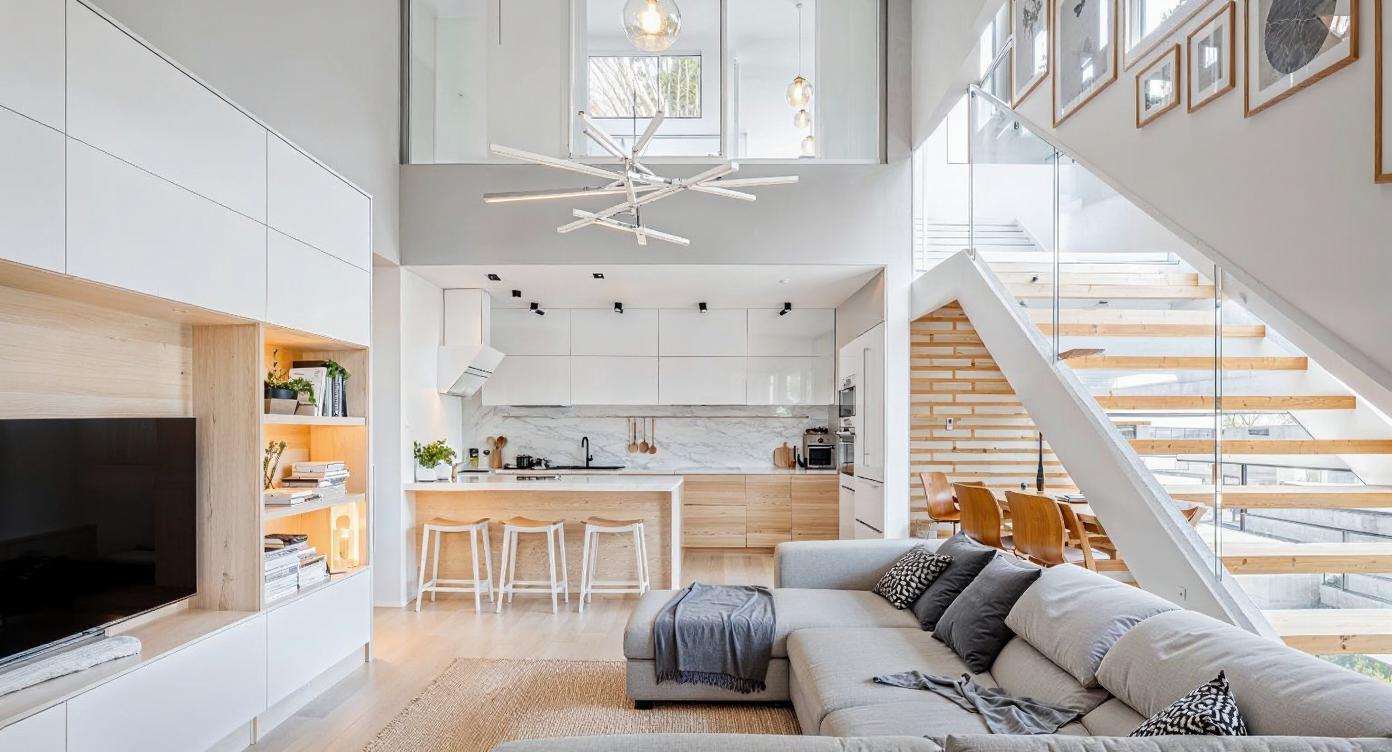 Visualisation of minimalist living room IN004CA106