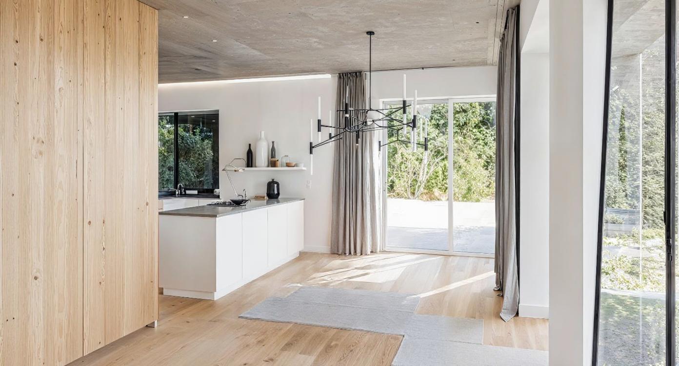 Visualisation of minimalist dining room IN005CA106