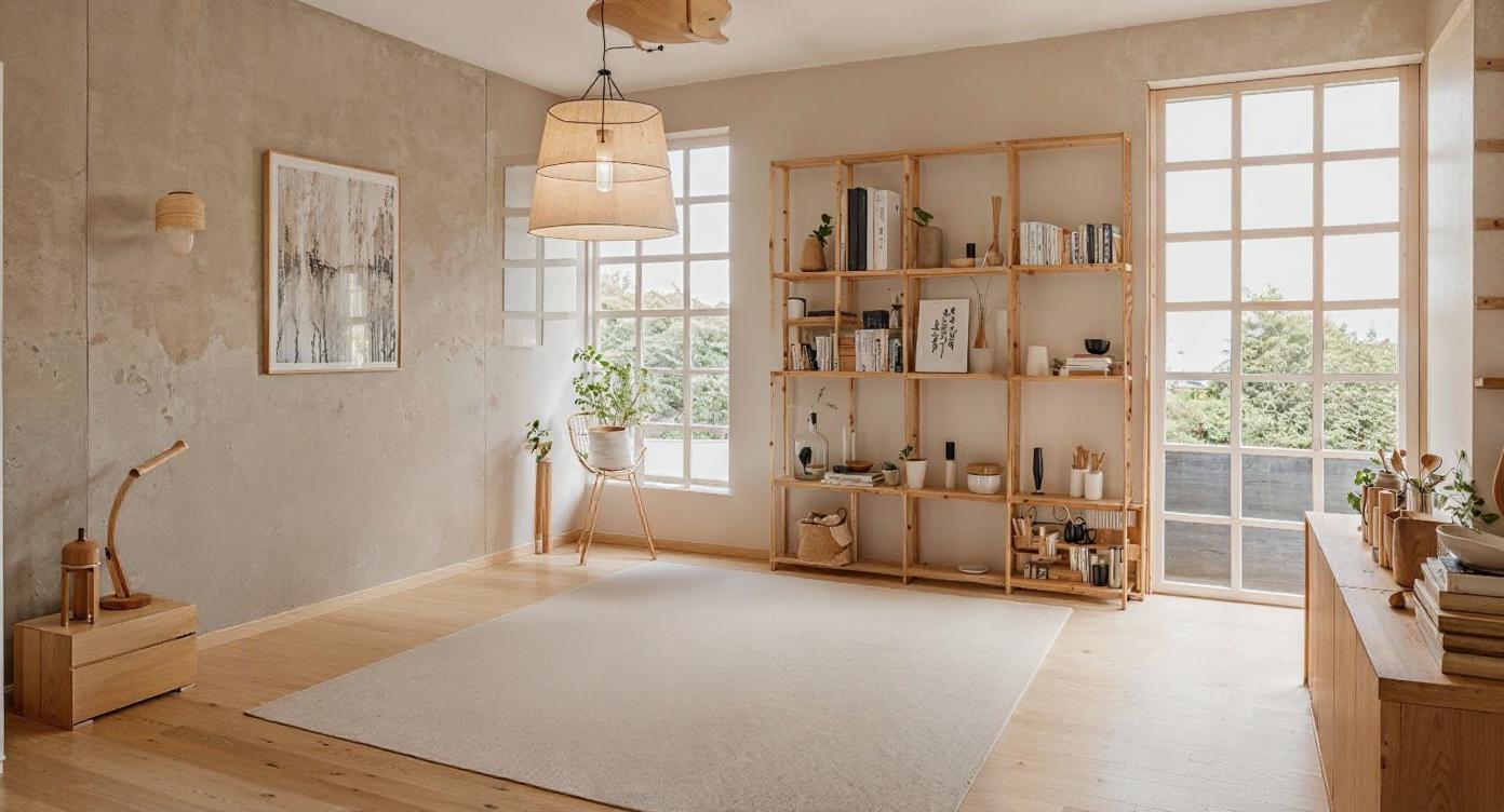 Visualisation of minimalist bedroom SY1606