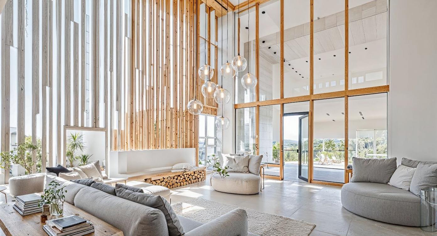 Visualisation of minimalist living room IN001CA106