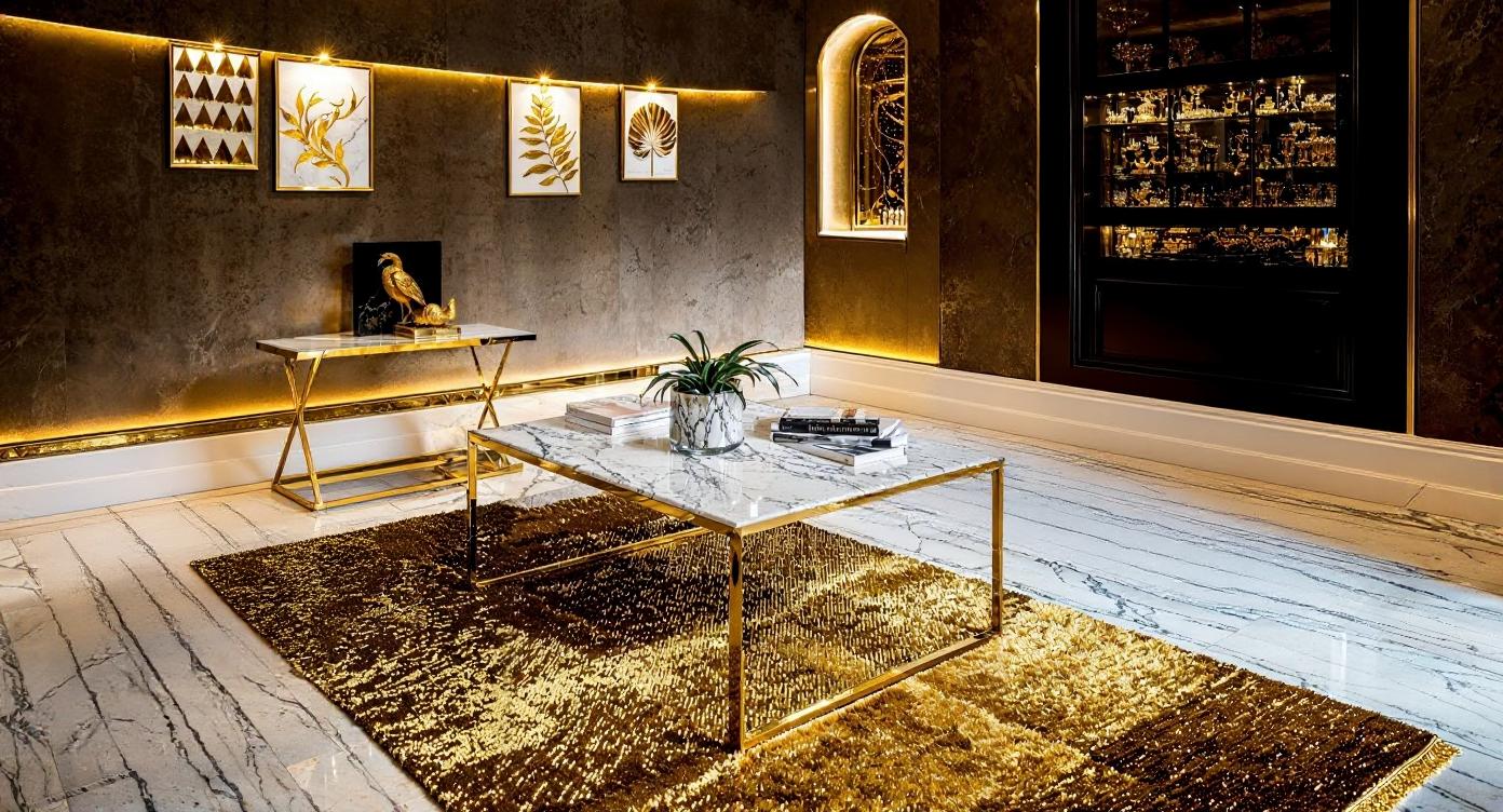 Visualisation of glamour living room IN00607