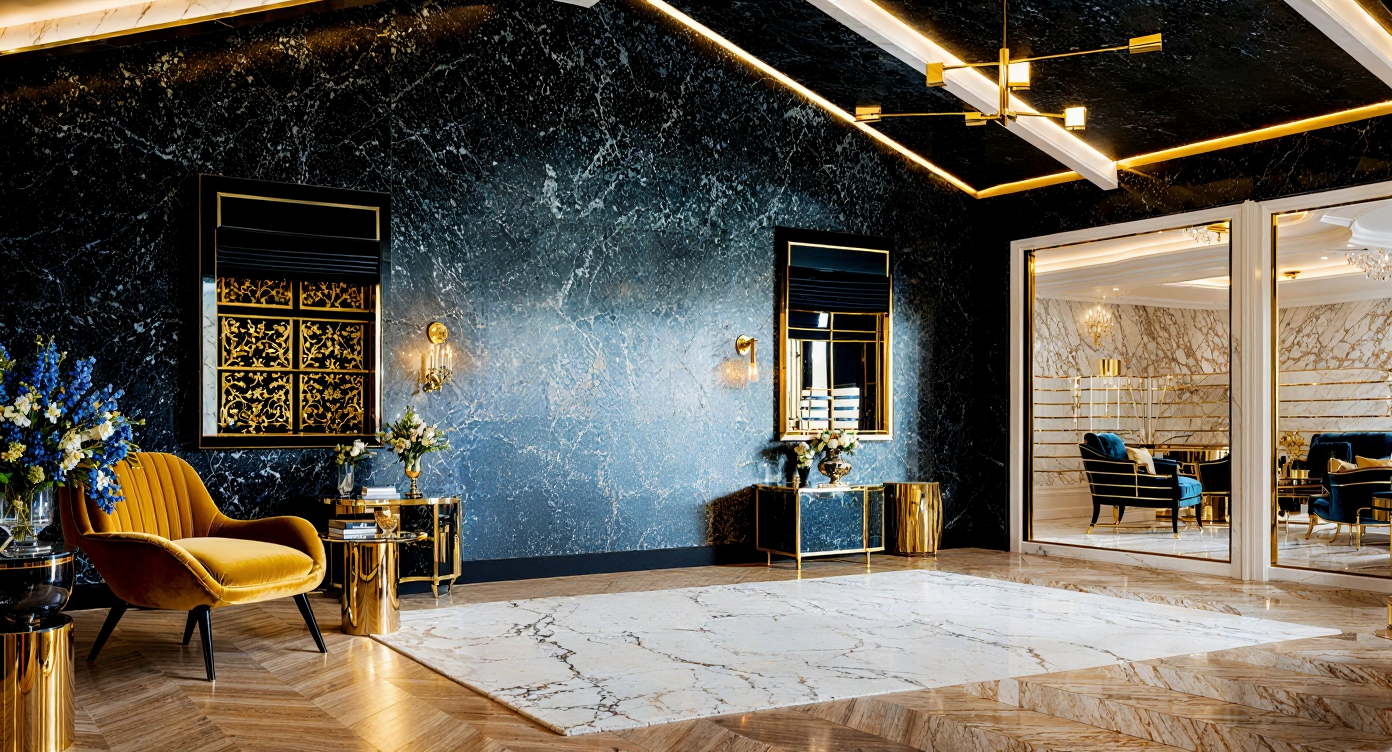 Visualisation of glamour bedroom SY0307