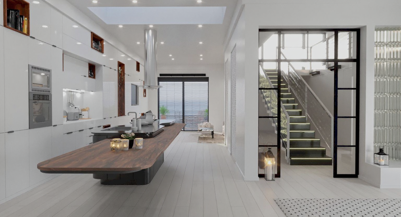 Visualisation of modern kitchen IN002CA101