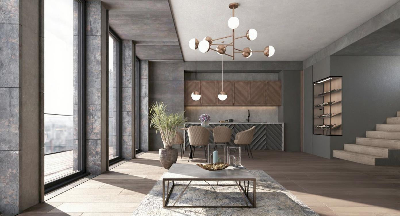 Visualisation of modern living room IN00701