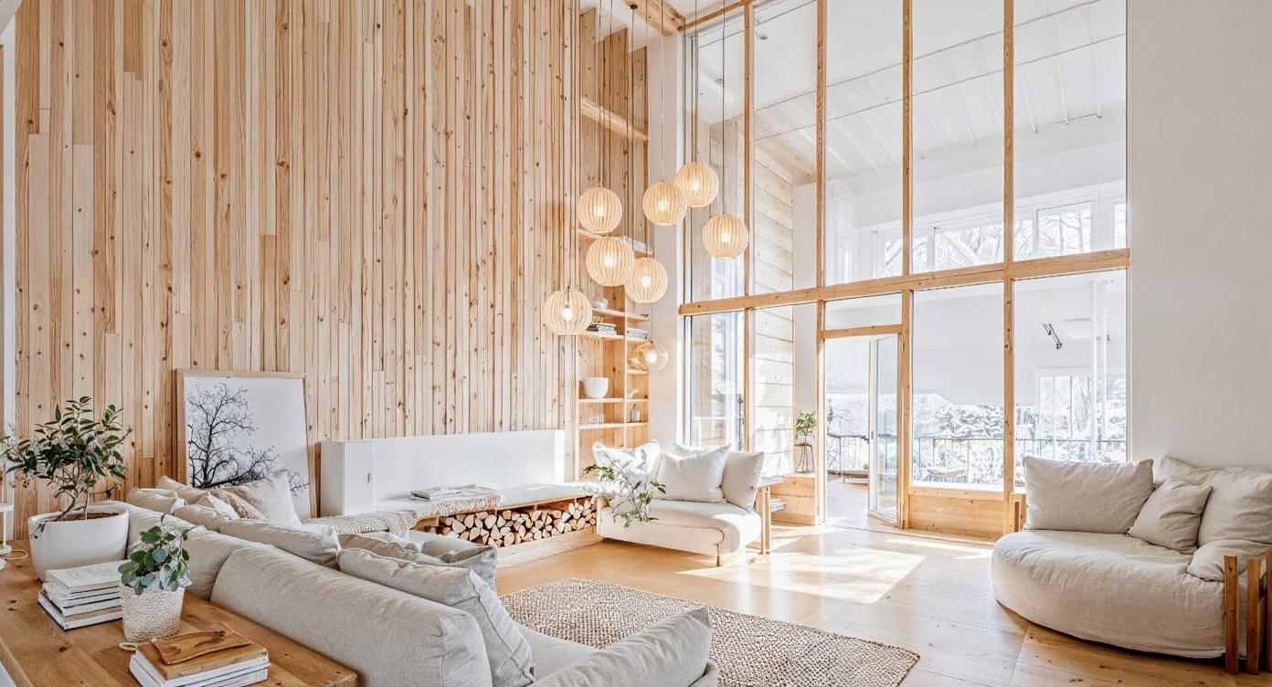 Visualisation of scandinavian living room IN001CA102