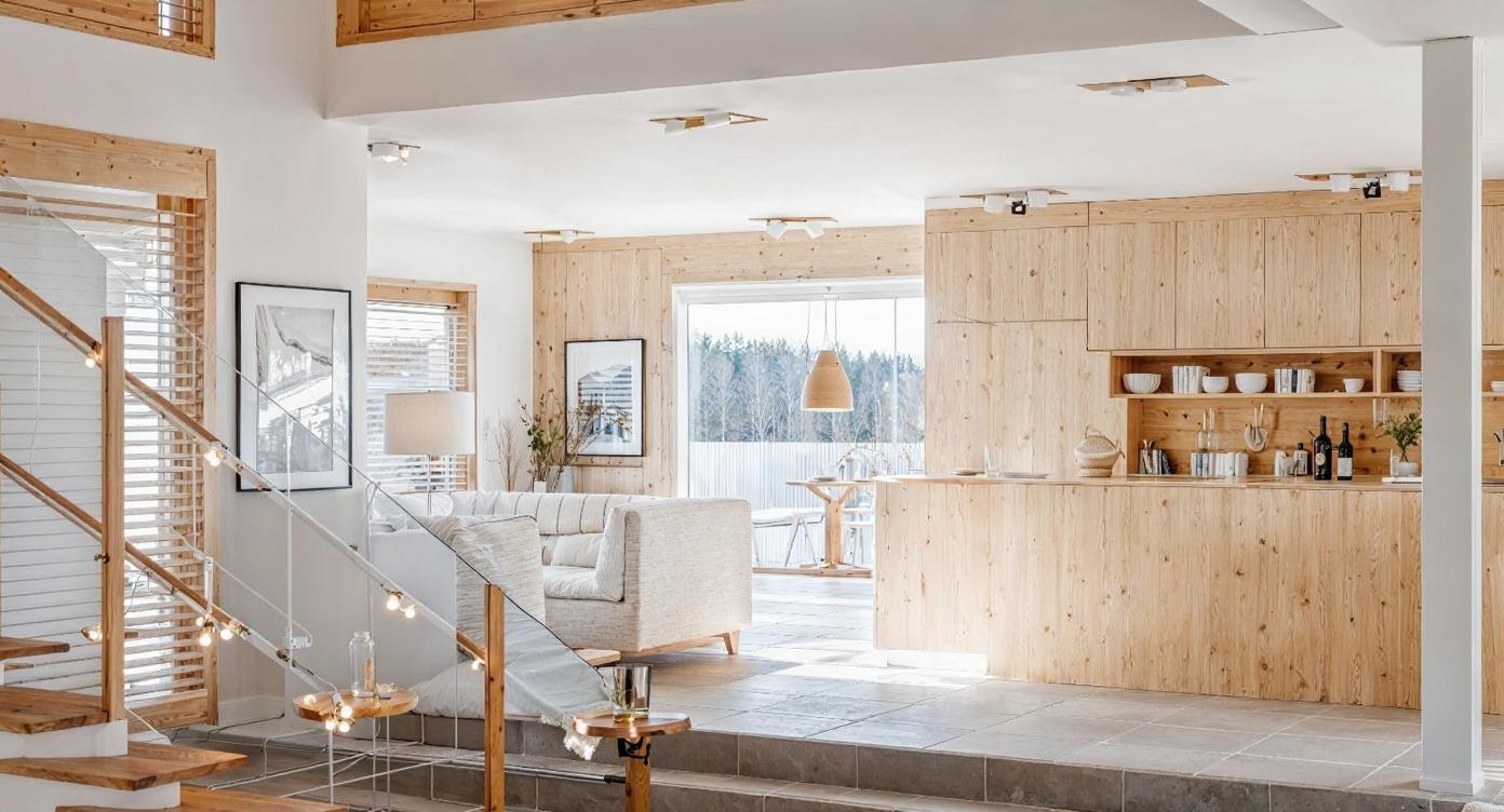 Visualisation of scandinavian kitchen IN00802