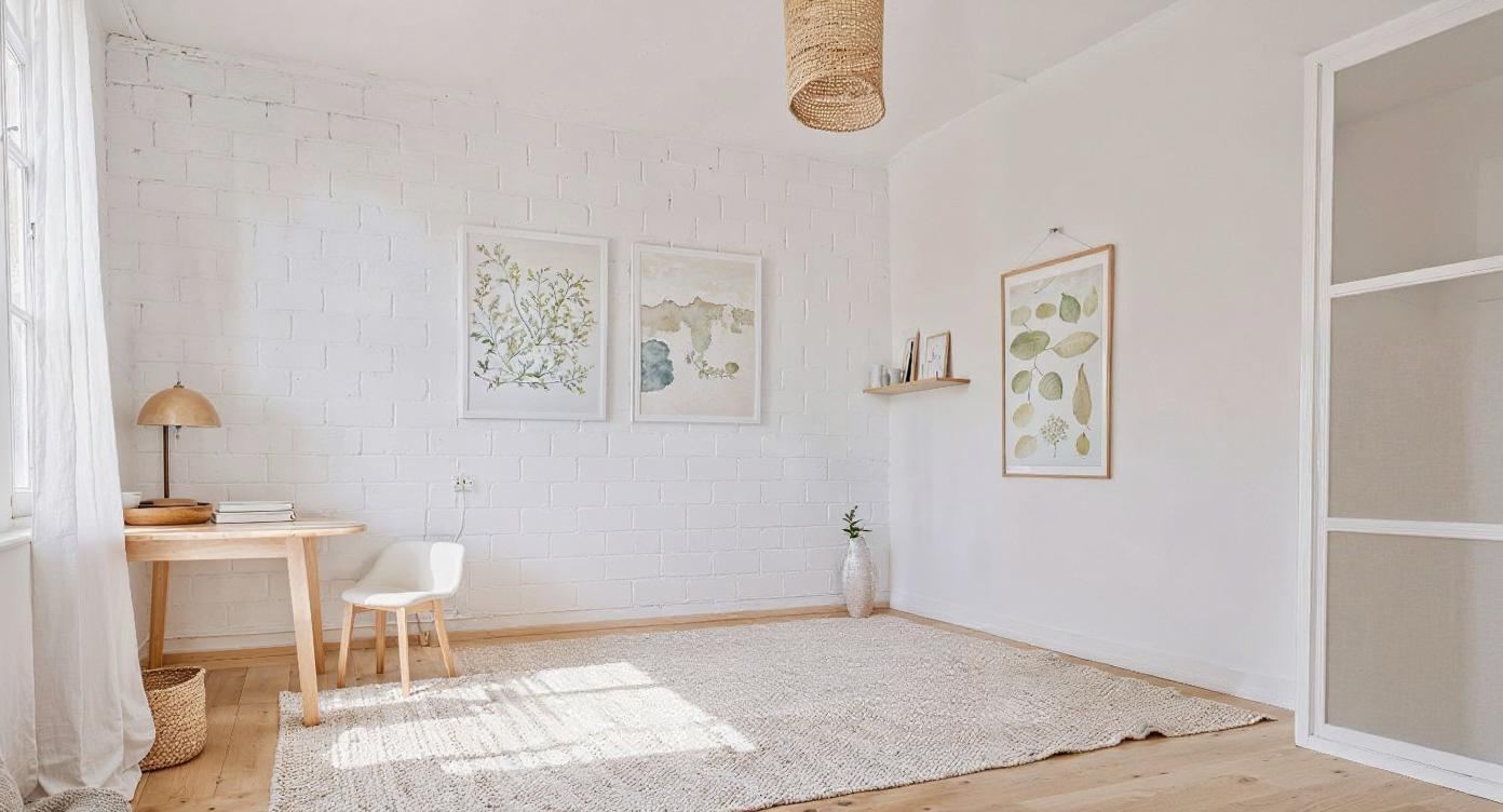 Visualisation of scandinavian bedroom SY0902