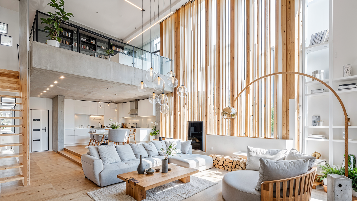 Visualisation of scandinavian living room IN001CA202