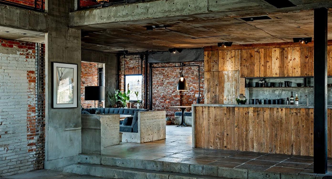 Visualisation of loft kitchen IN00803