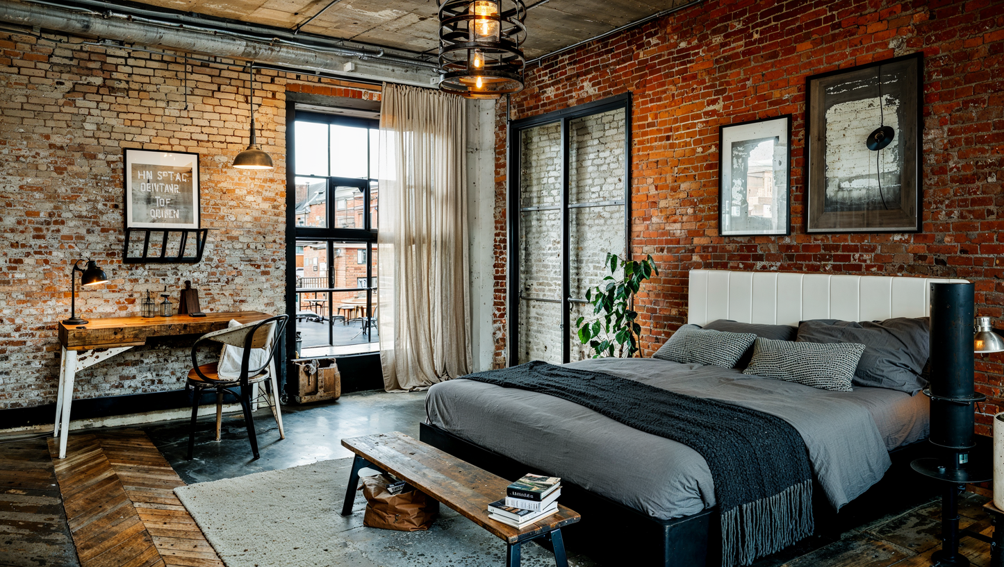 Visualisation of loft bedroom SY0203
