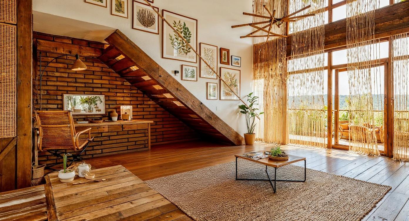 Visualisation of boho living room IN004CA205