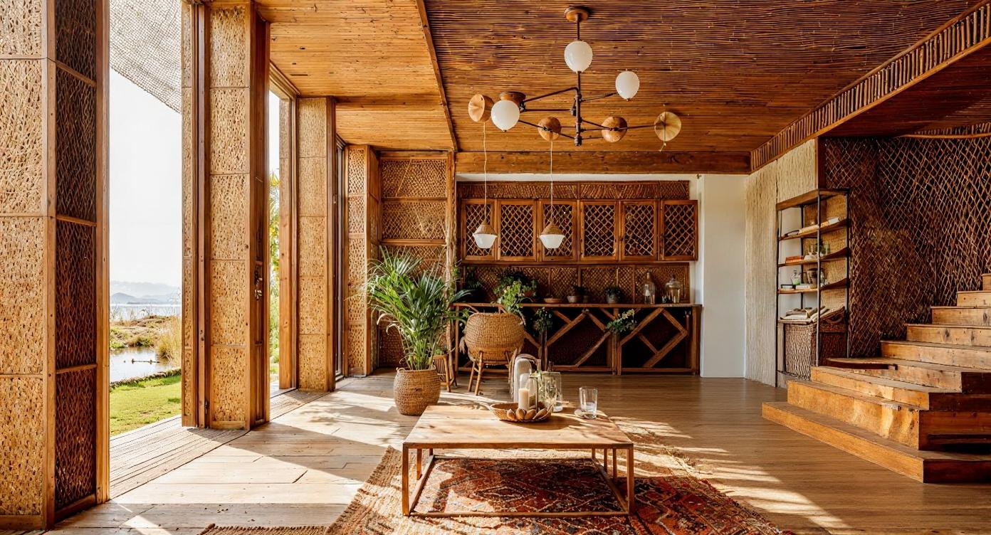 Visualisation of boho living room IN00705