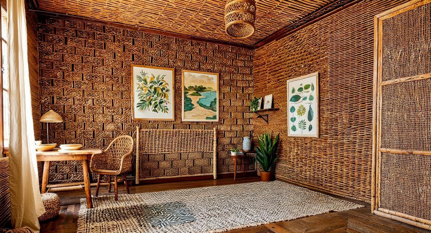 Visualisation of boho bedroom SY0905