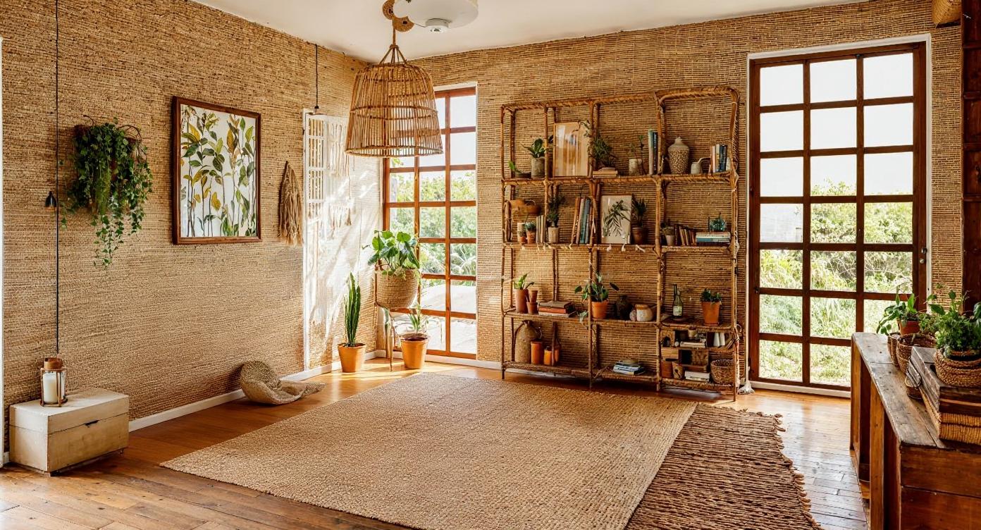 Visualisation of boho bedroom SY1605