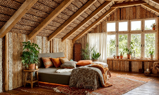 Visualisation of boho bedroom SY1305