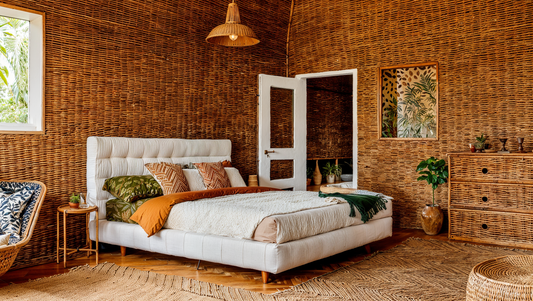 Visualisation of boho bedroom SY1905