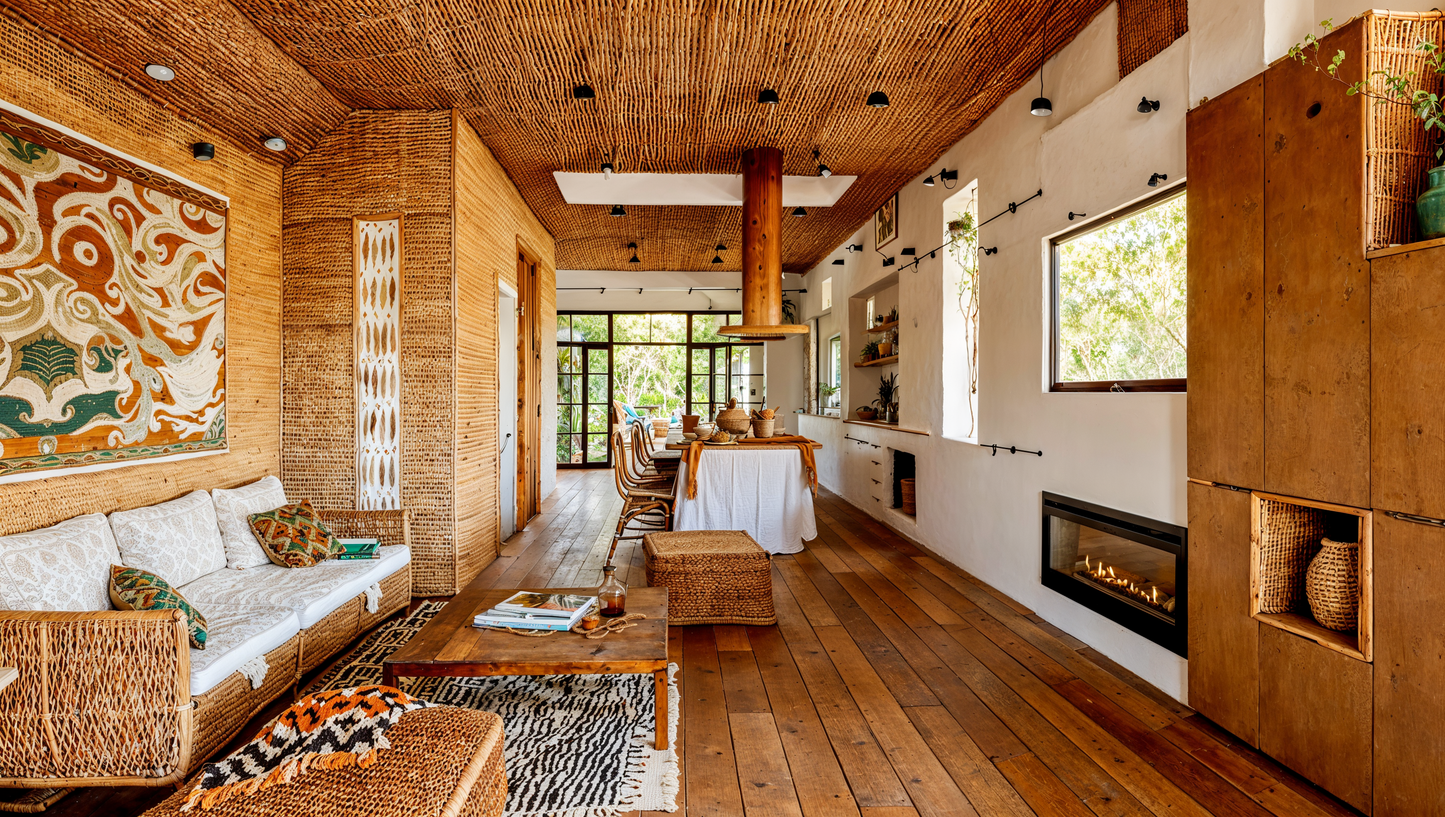 Visualisation of boho living room IN002CA205