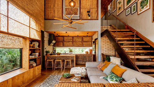 Visualisation of boho living room IN004CA105