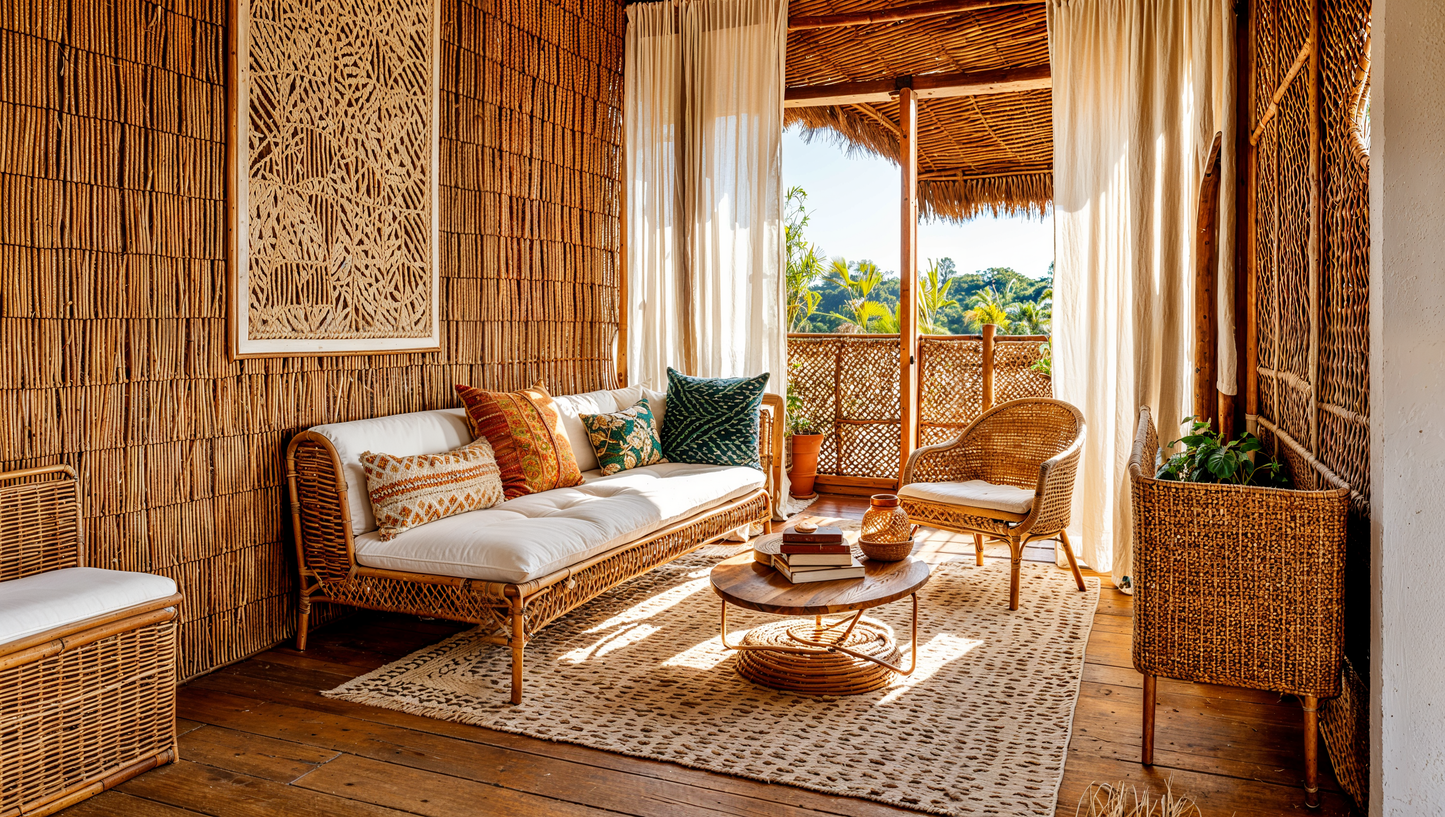 Visualisation of boho living room IN003CA005