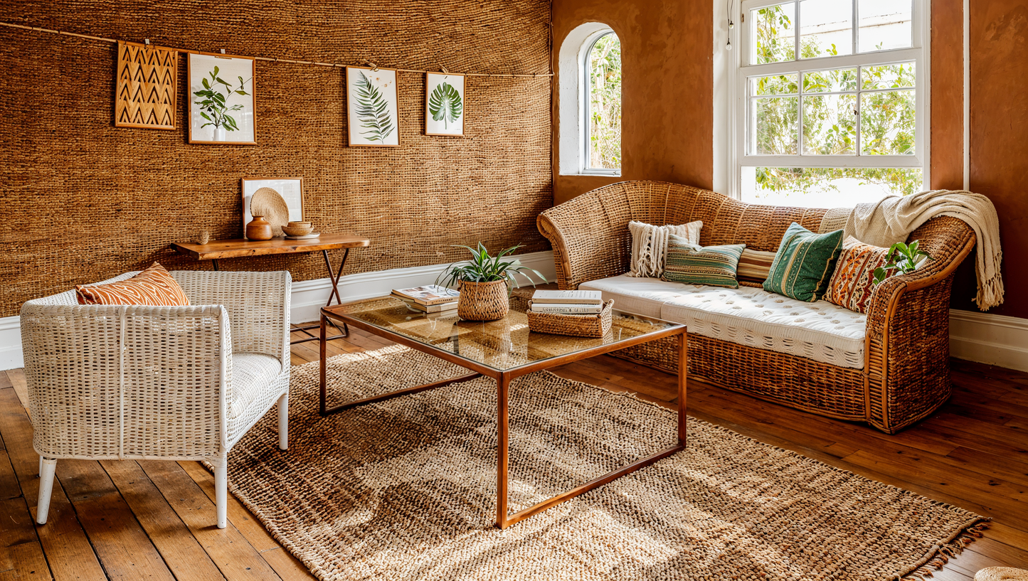 Visualisation of boho living room IN00605