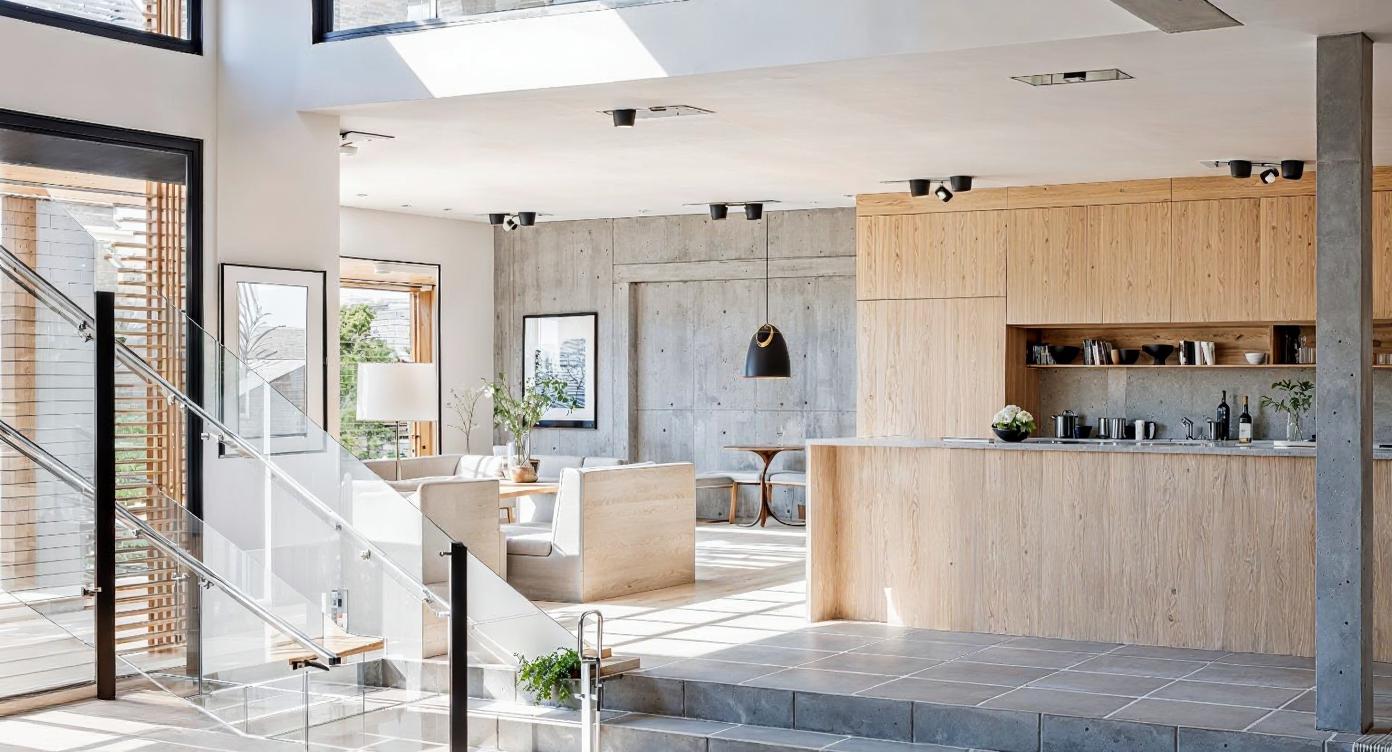 Visualisation of minimalist kitchen IN00806