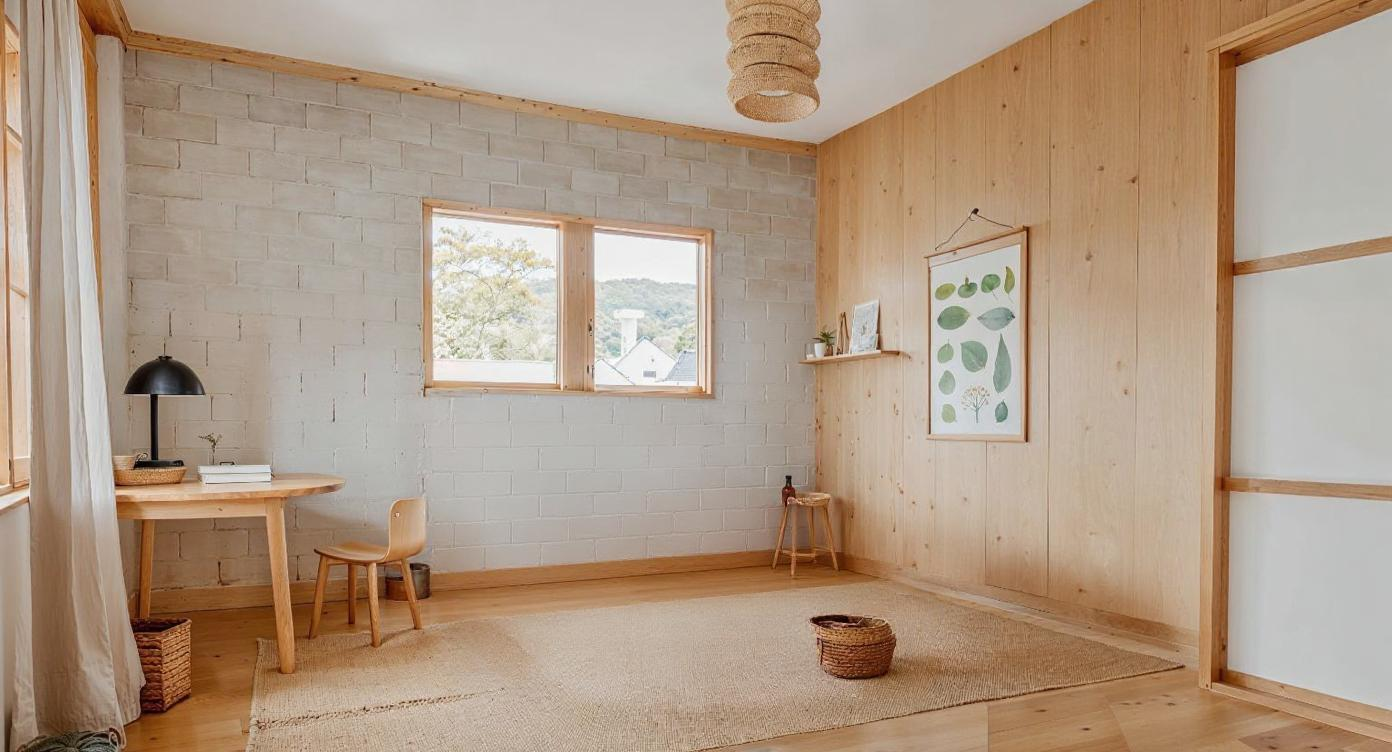 Visualisation of minimalist bedroom SY0906