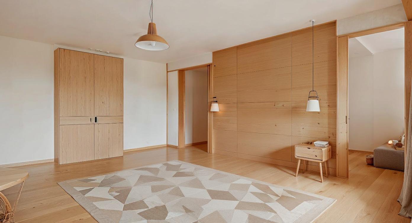 Visualisation of minimalist bedroom SY1006