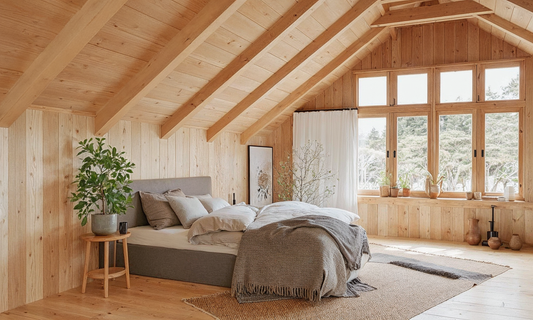 Visualisation of minimalist bedroom SY1306