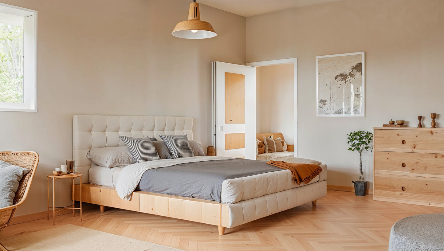 Visualisation of minimalist bedroom SY1906