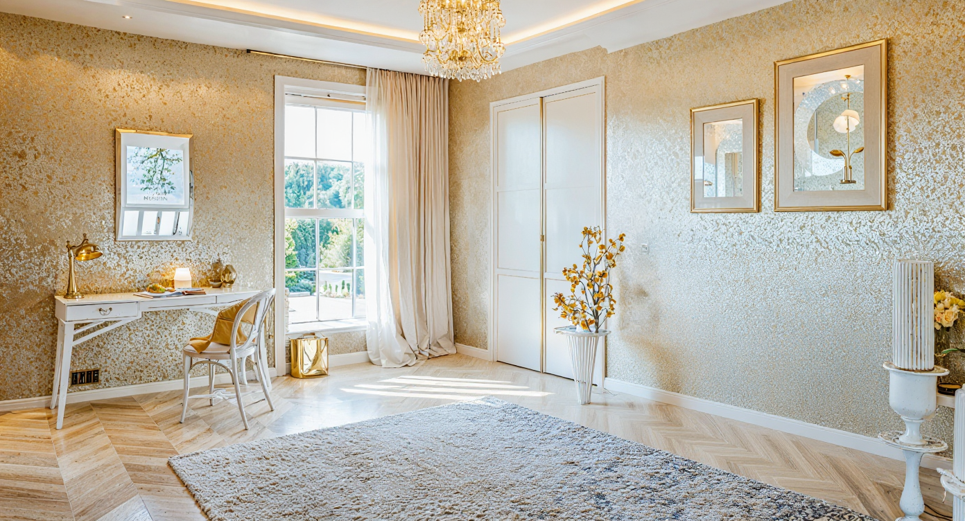 Visualisation of glamour bedroom SY02073