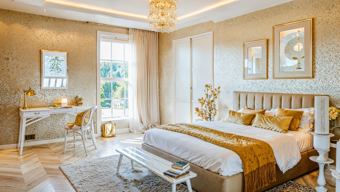 Visualisation of glamour bedroom SY02073