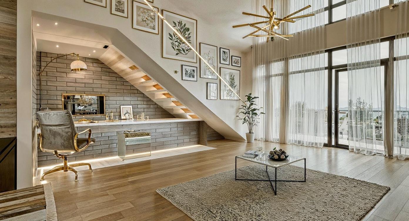 Visualisation of glamour living room IN004CA207