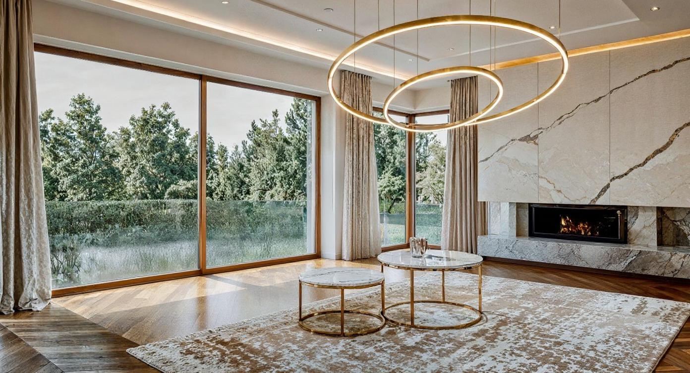 Visualisation of glamour living room IN005CA007