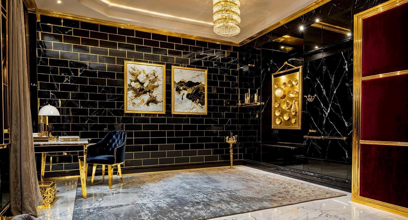 Visualisation of glamour bedroom SY0907