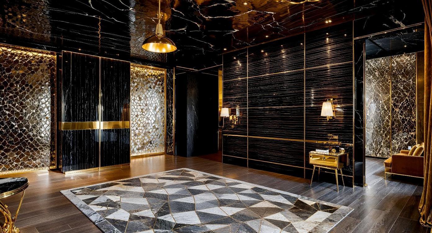 Visualisation of glamour bedroom SY1007