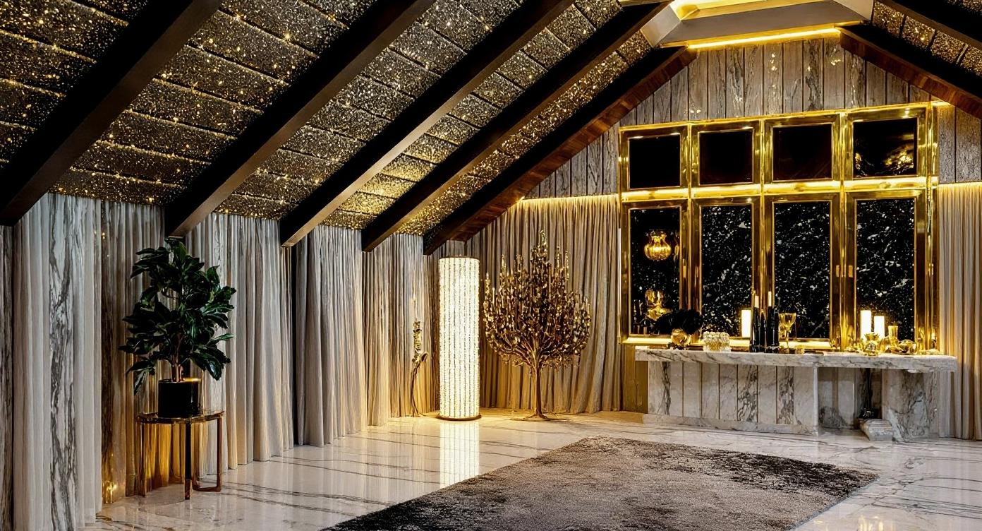 Visualisation of glamour bedroom SY1307