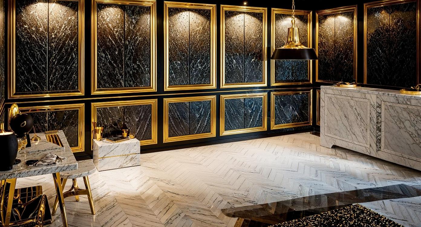 Visualisation of glamour bedroom SY1707