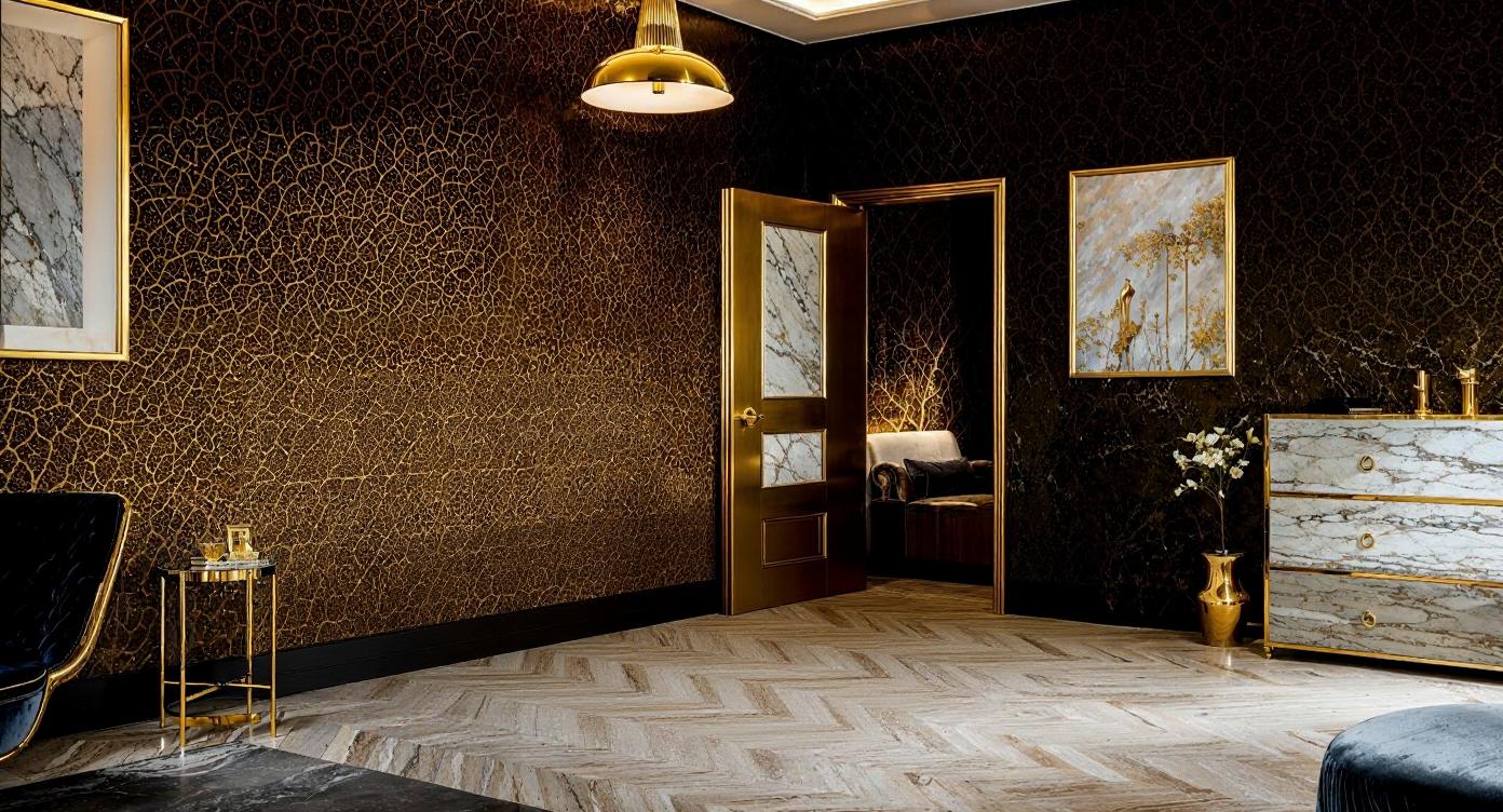 Visualisation of glamour bedroom SY1907