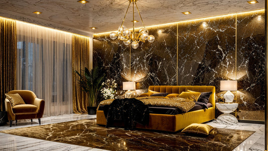 Visualisation of glamour bedroom SY0507